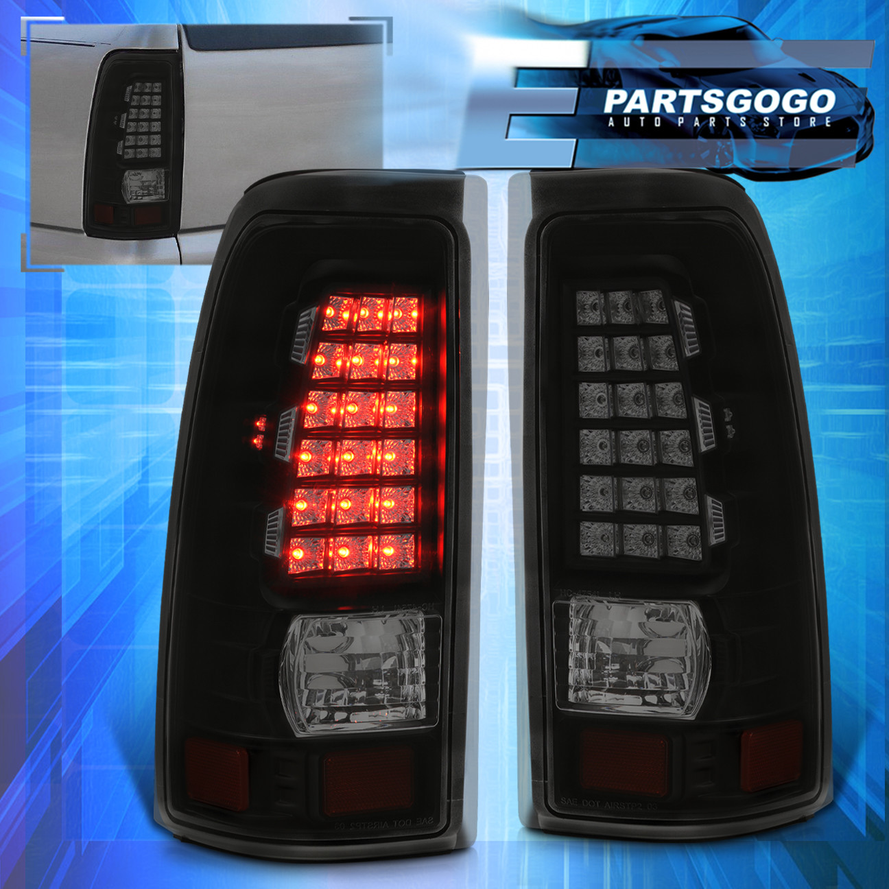 NEW! 03-06 CHEVY SILVERADO 1500/2500 HD LED TAIL LIGHTS REAR LAMPS ALL