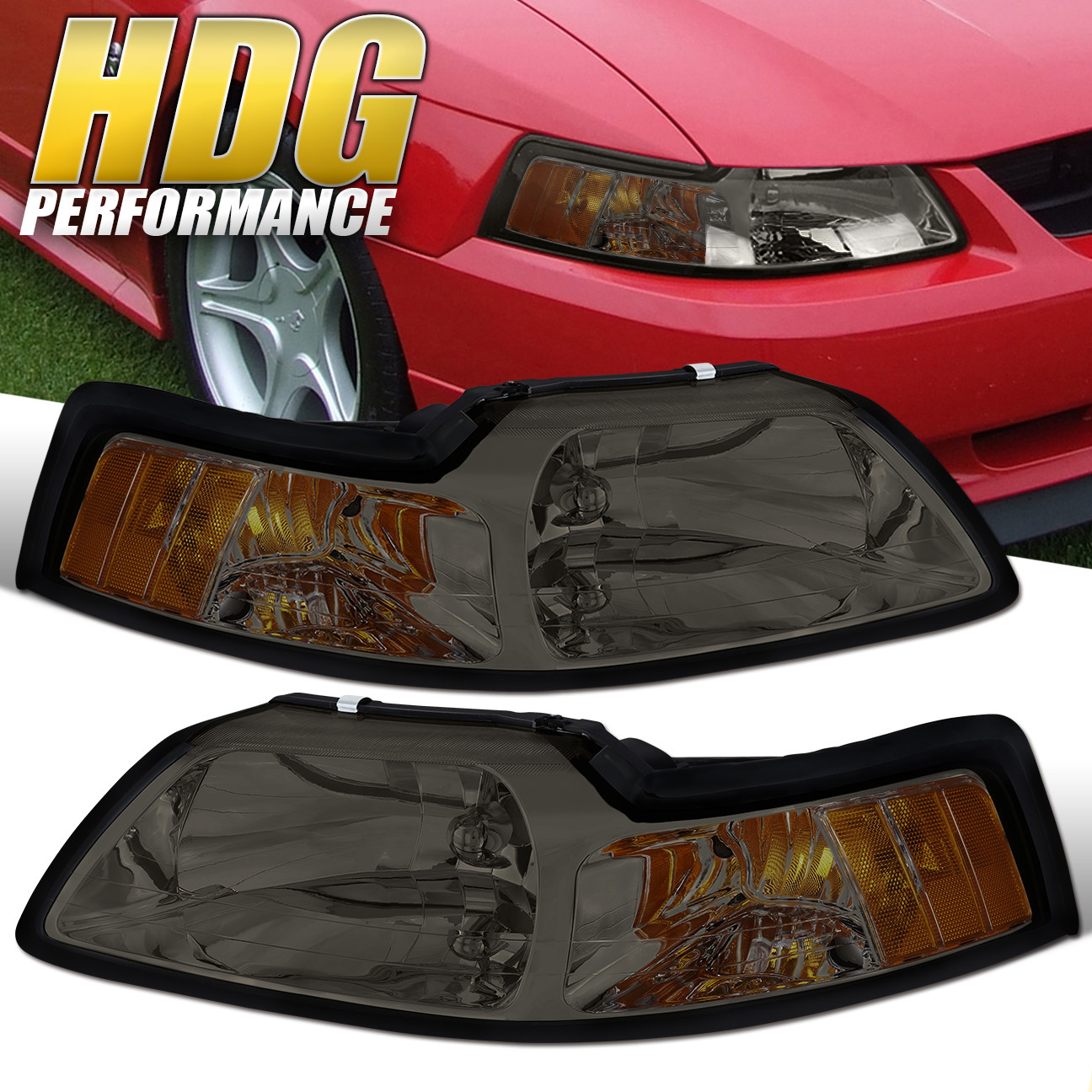 1999 Ford mustang headlight lens #10