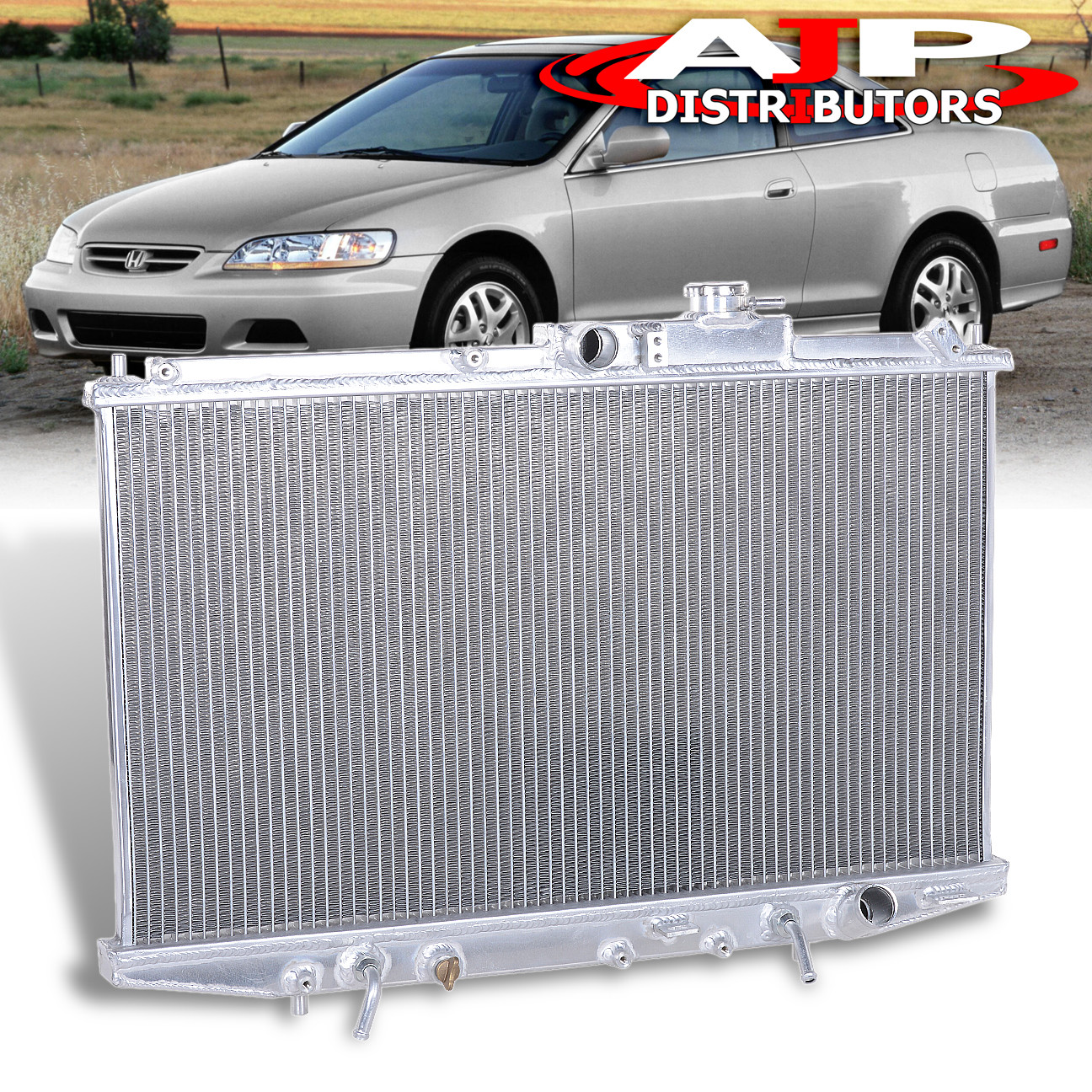 1 Row Single Core Aluminum Engine Cooling Radiator For 1998 2002 Honda Accord Ebay