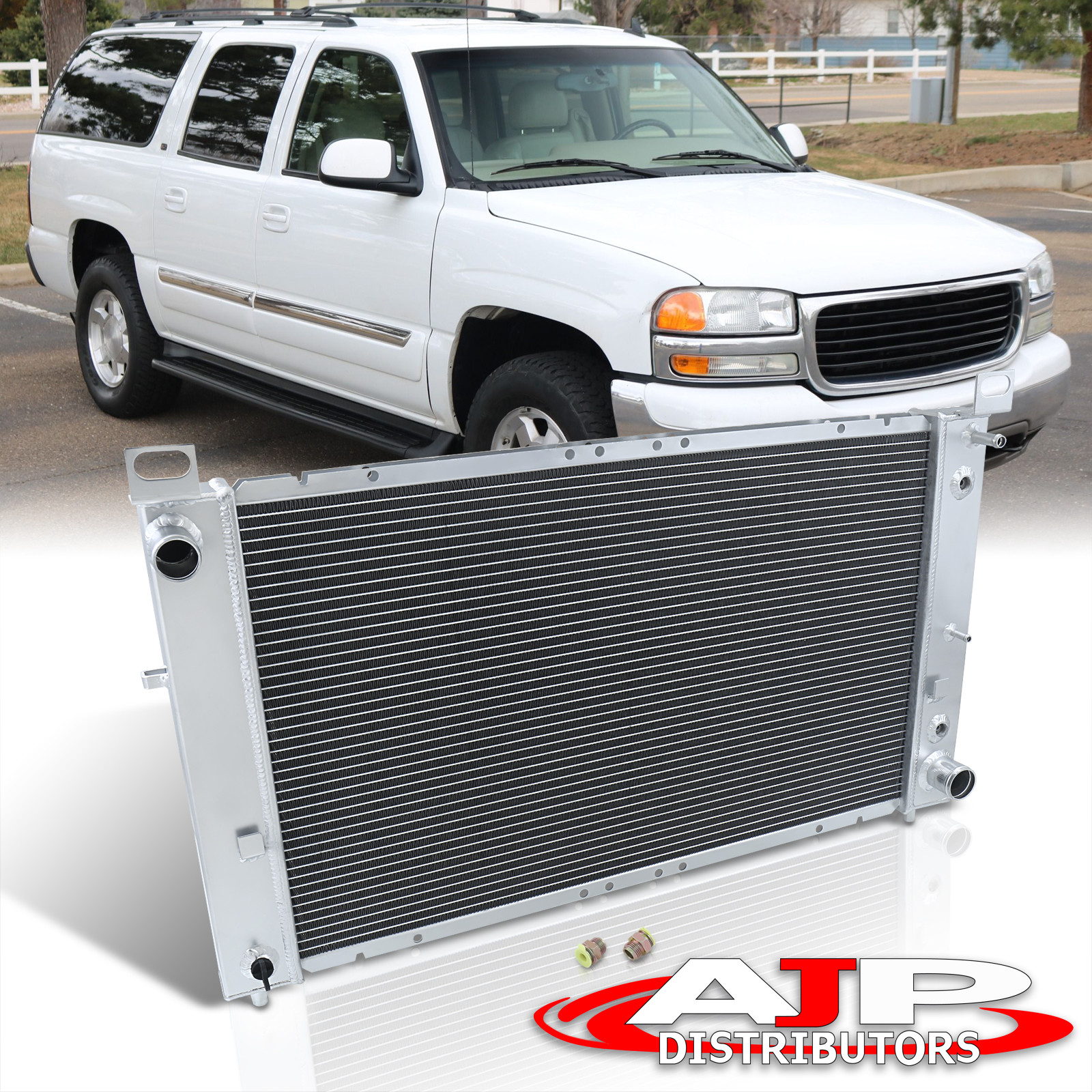 28" Performance Aluminum Radiator For 20002006 Yukon Sierra Tahoe 4.8L