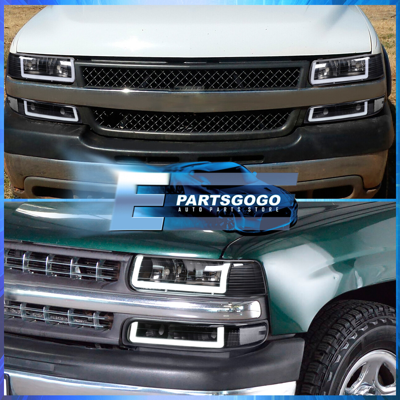 aftermarket headlights for 2000 chevy silverado