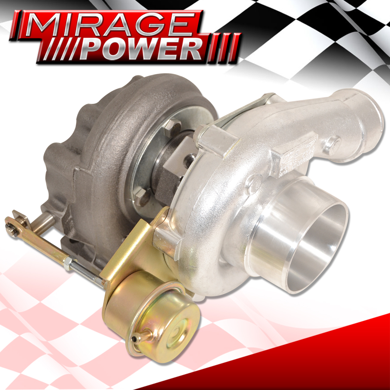 GT28 TURBO CHARGER +8PSI INTERNAL WASTEGATE T25 .86 A/R TURBINE ...