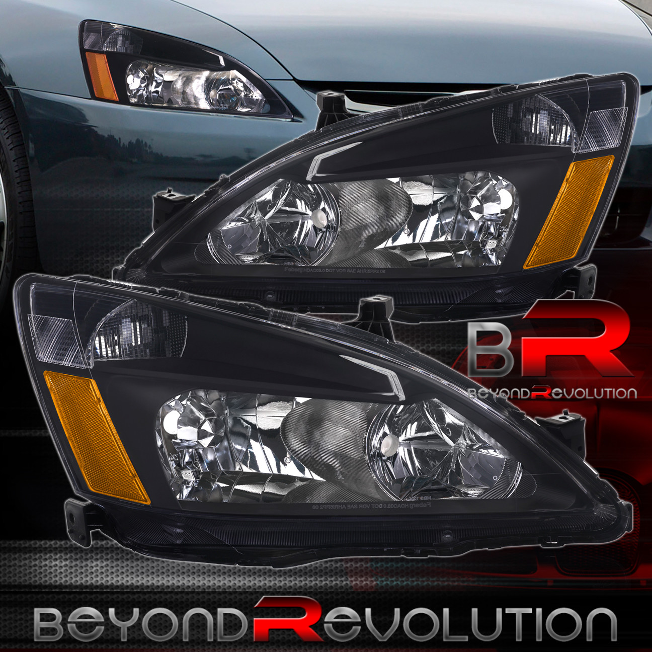 2006 Honda accord jdm headlights #2