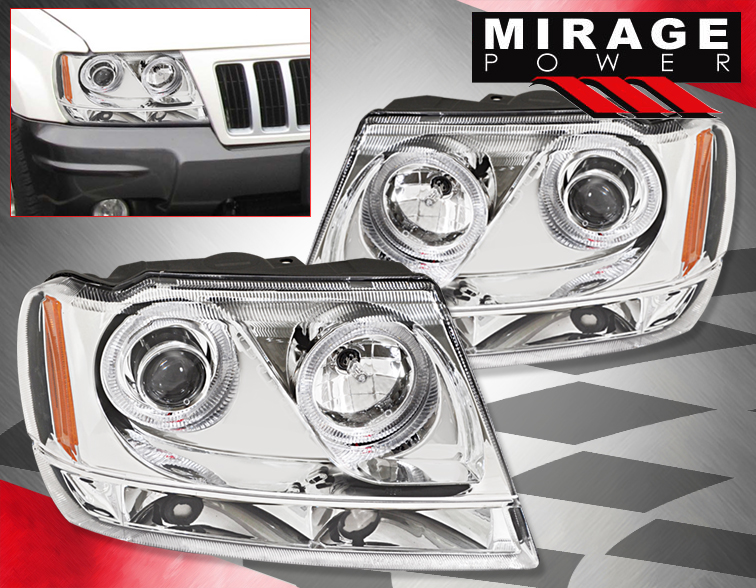 Halo projector lamps for 1999 jeep grand cherokee